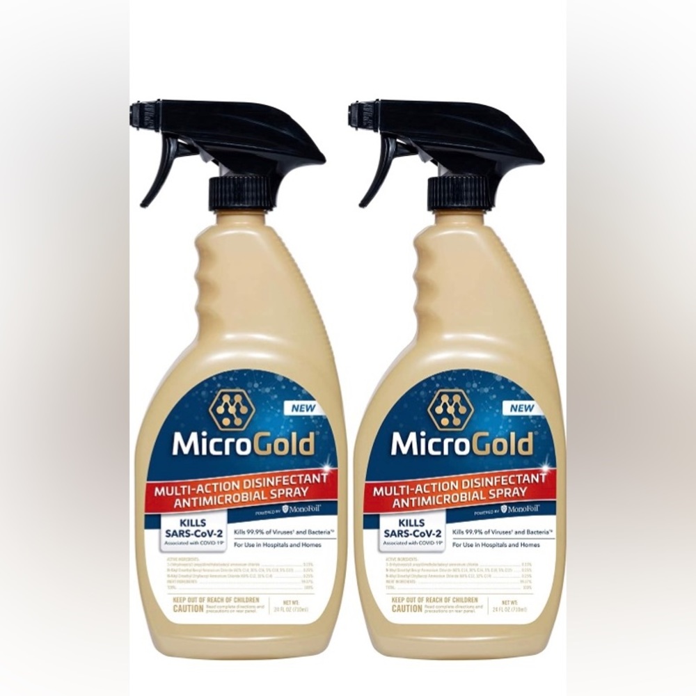 MICROGOLD 2 COUNT Multi-Action Disinfectant & Antimicrobial 48oz total weight